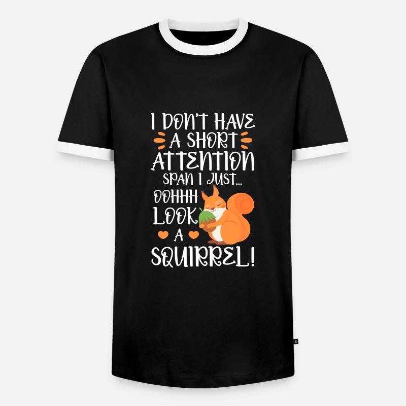 ADHD ADHD Attention Deficit Gift - Men's Ringer Shirt - black/white