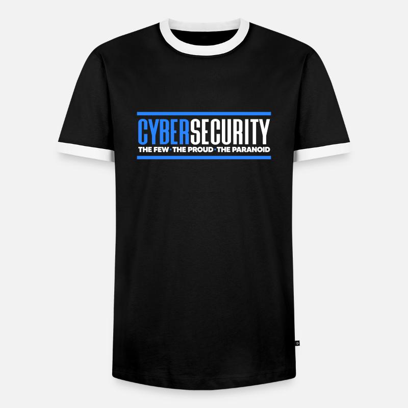 Hacker Coder Computer Hacking Cadeau - T-shirt contrasté Homme - noir/blanc