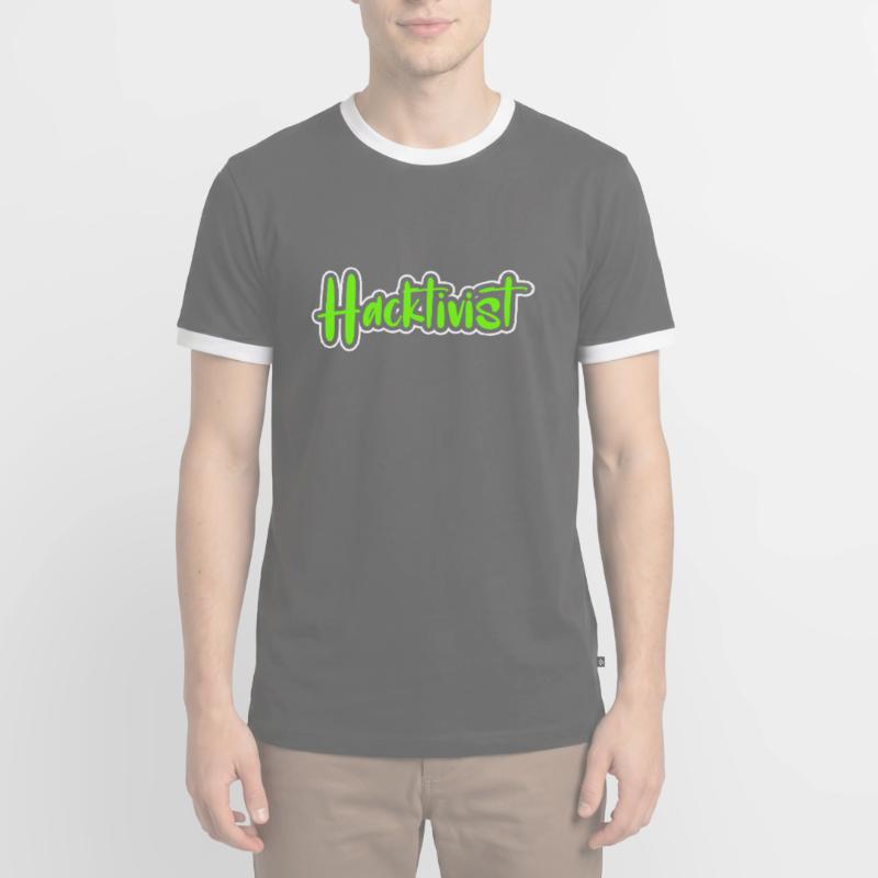 Hacker Coder Computer Hacking Cadeau T-shirt contrasté Homme