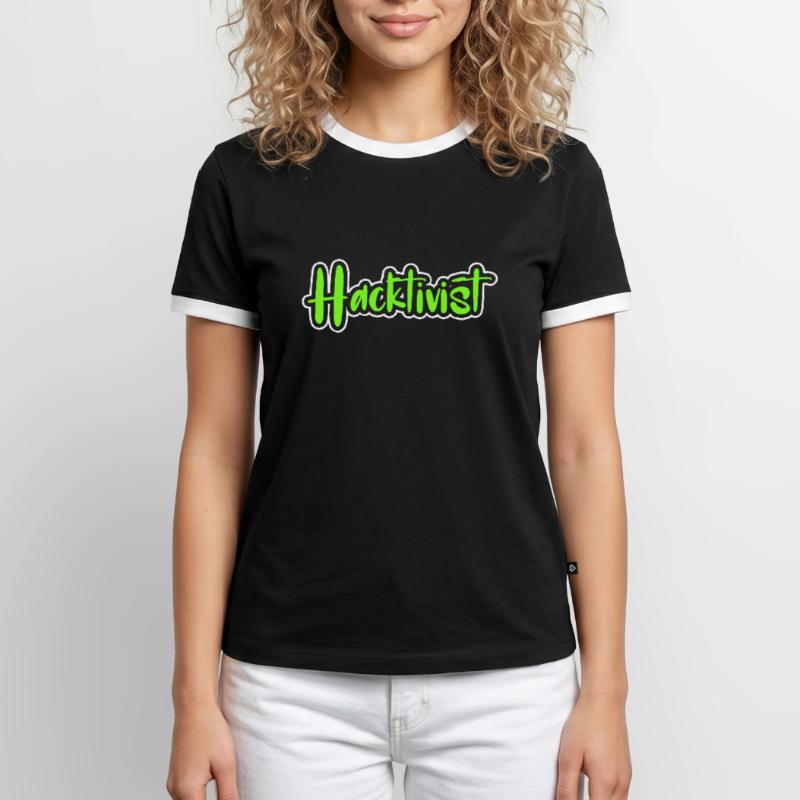Hacker Coder Computer Hacking Cadeau T-shirt contrasté Homme