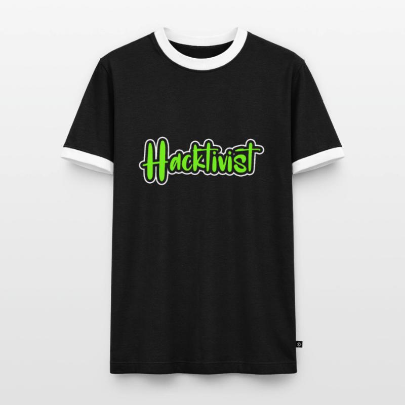 Hacker Coder Computer Hacking Cadeau T-shirt contrasté Homme