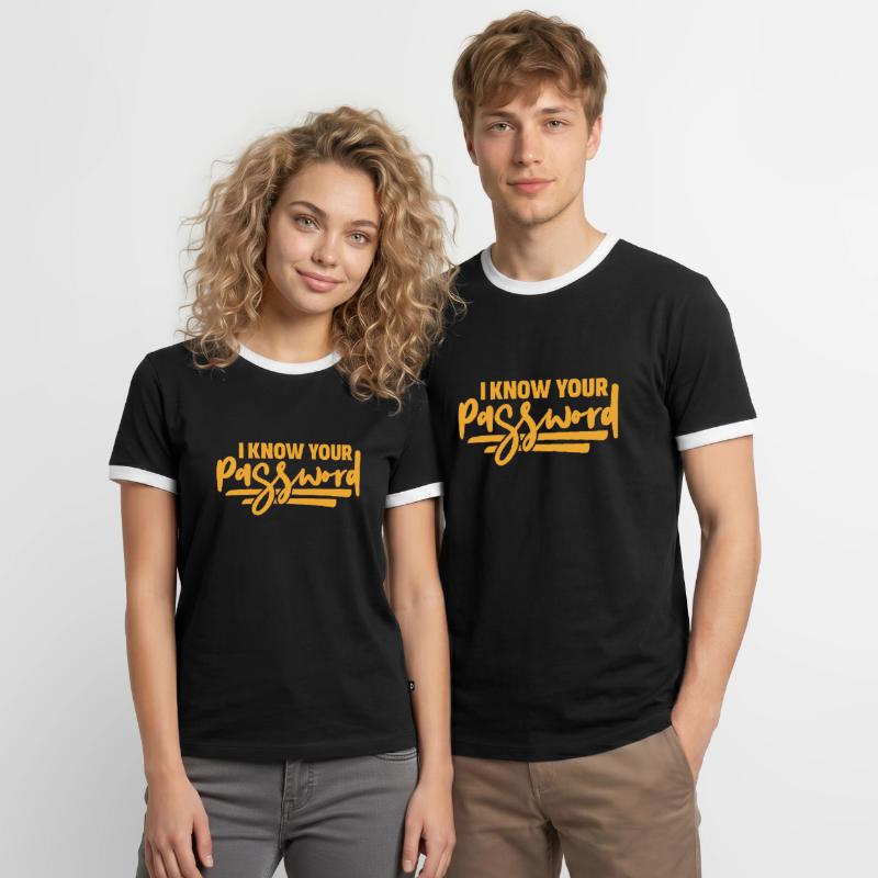 Hacker Coder Computer Hacking Cadeau T-shirt contrasté Homme