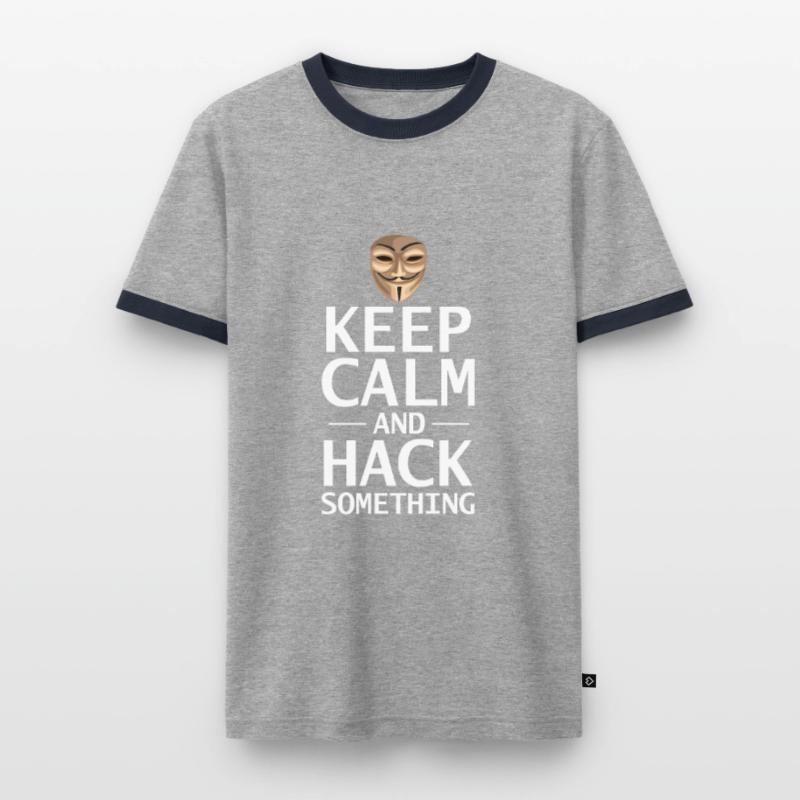 Hacker Coder Computerfreak Nerd Hacking Geschenk T-shirt contrasté Homme