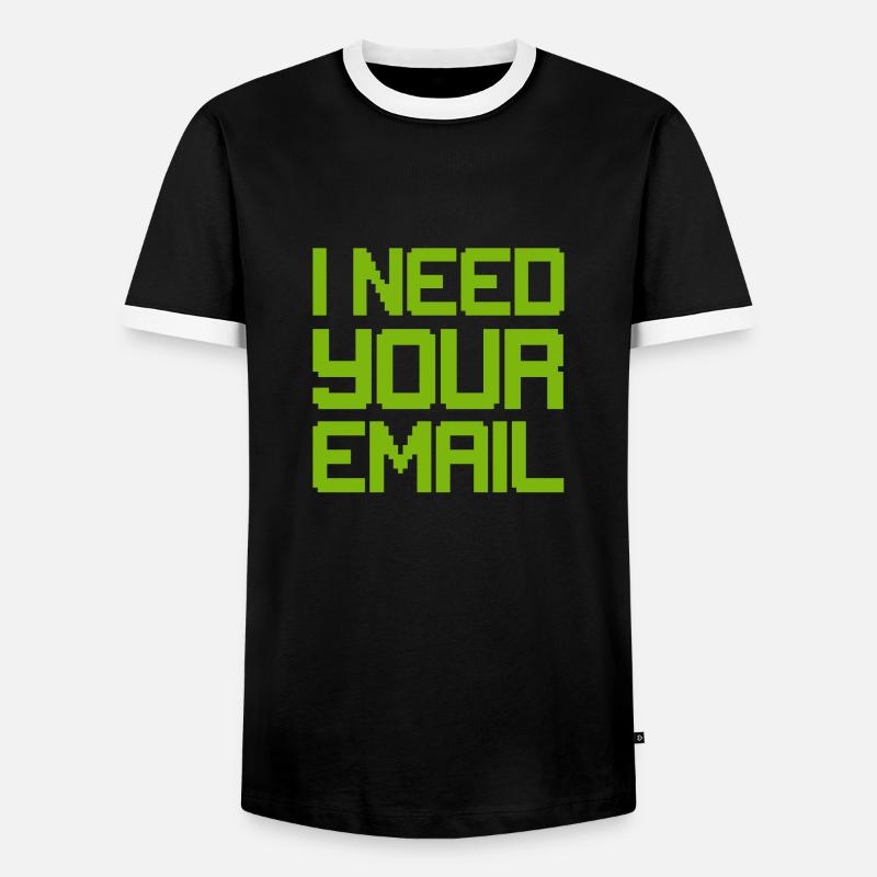 Hacker Coder Computer Hacking Gift - Men's Ringer Shirt - black/white