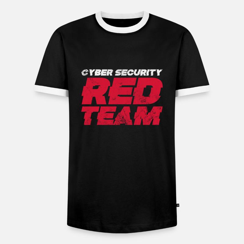Hacker - Männer Kontrast-T-Shirt - Schwarz/Weiß