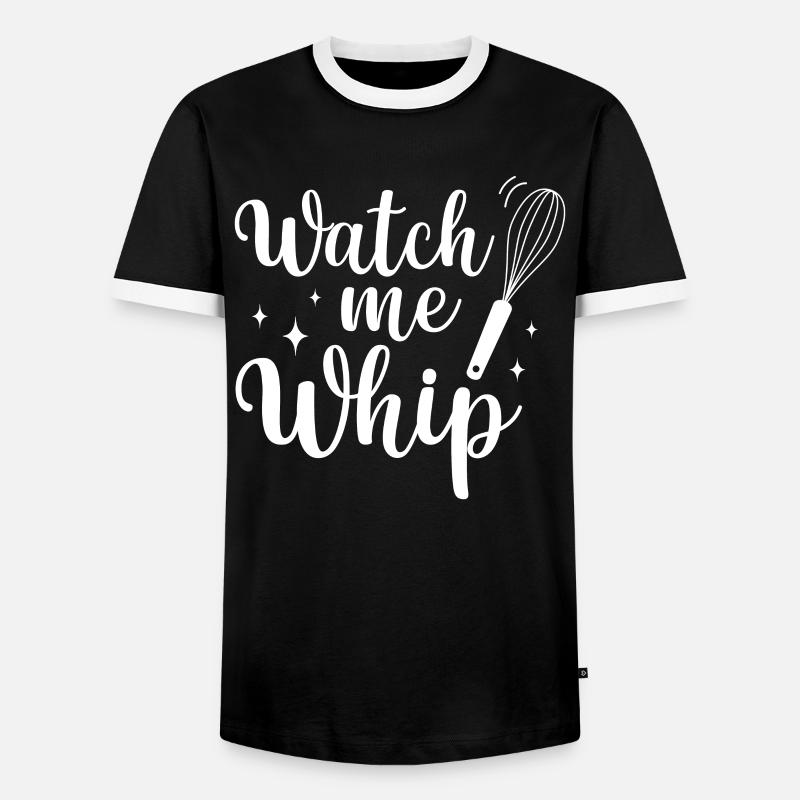 Bäcker Bäckerein Backwaren Backen Geschenk - Männer Kontrast-T-Shirt - Schwarz/Weiß