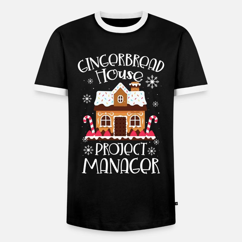 Bäcker Bäckerein Backwaren Backen Geschenk - Männer Kontrast-T-Shirt - Schwarz/Weiß
