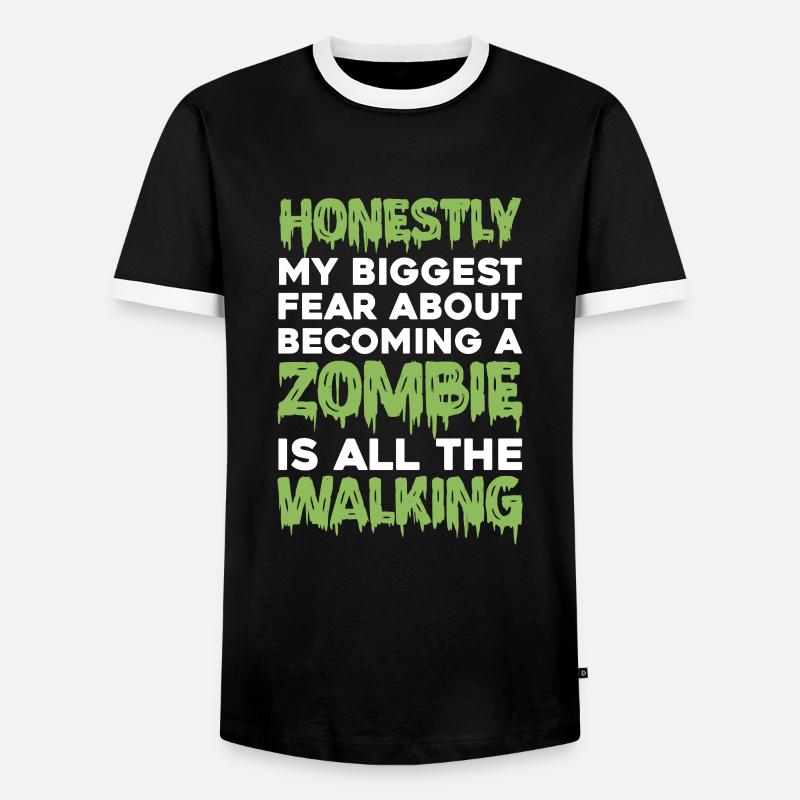 Zombie Zombie-Jäger Zombieapokalypse Geschenk - Männer Kontrast-T-Shirt - Schwarz/Weiß