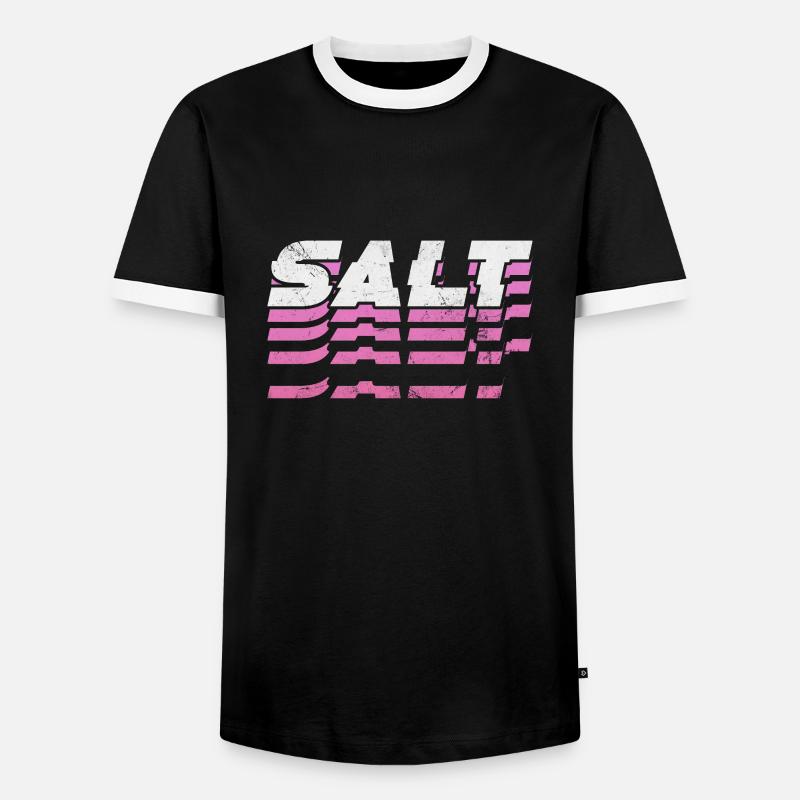 Tequila - Männer Kontrast-T-Shirt - Schwarz/Weiß