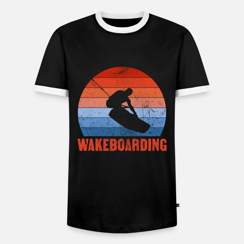Wakeboarding - Men's Ringer Shirt - black/white