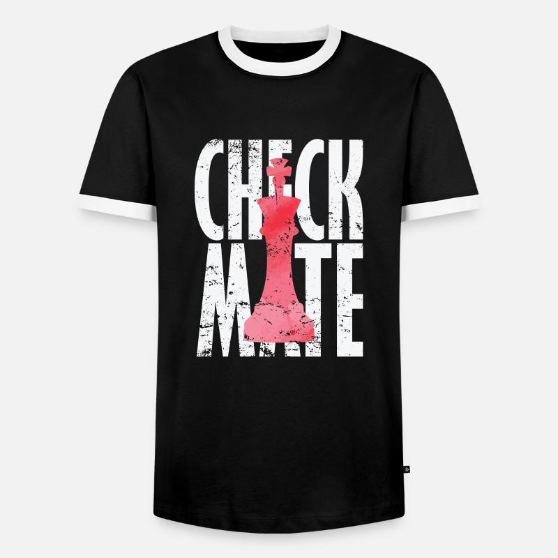 Checkmate Chess - Men's Ringer Shirt - black/white