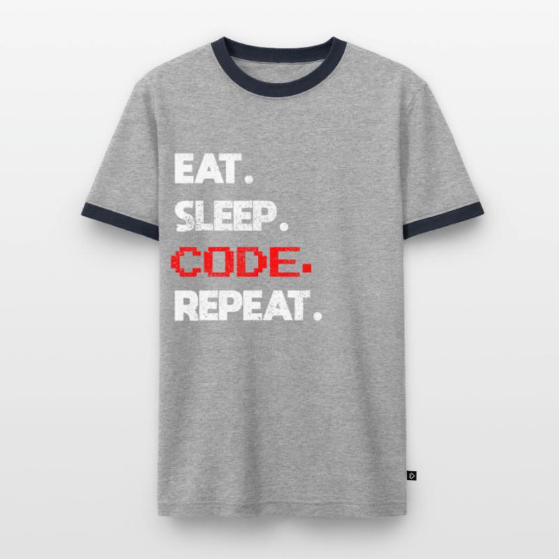 Coder programmer Men's Ringer Shirt