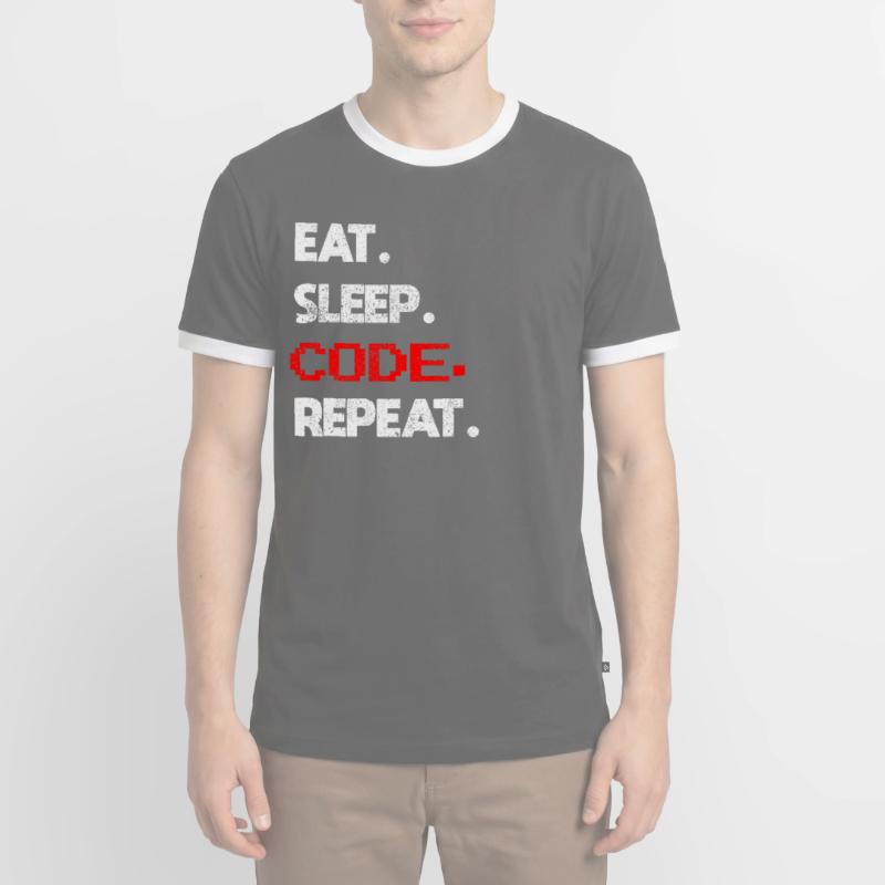 Coder programmer Men's Ringer Shirt