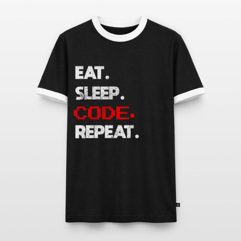 Coder programmer Men's Ringer Shirt