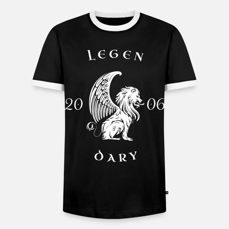 Legendary since 2006 - Men's Ringer Shirt - black/white