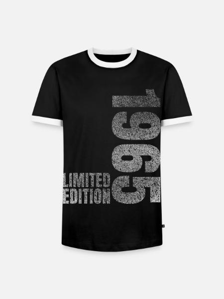 1965 Limited Edition - Männer Kontrast-T-Shirt - Schwarz/Weiß