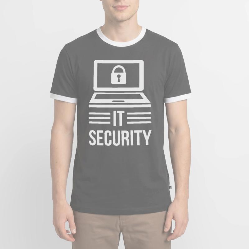 It Security Hacking Hacker Cybersecurity Hack Men's Ringer Shirt