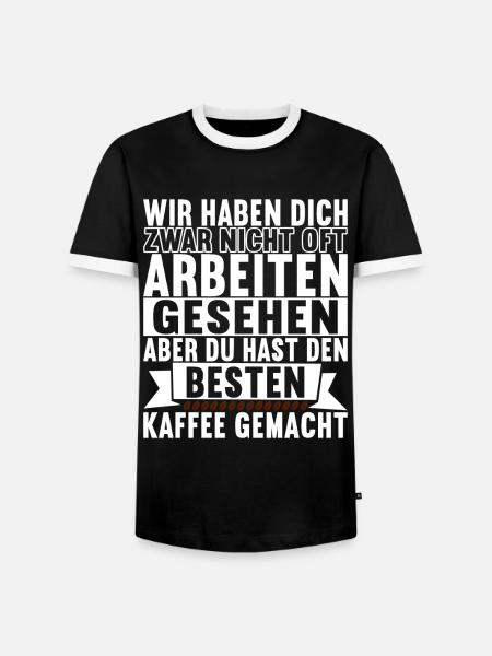 Abschiedsgeschenk Jobwechsel Kollegen - Männer Kontrast-T-Shirt - Schwarz/Weiß