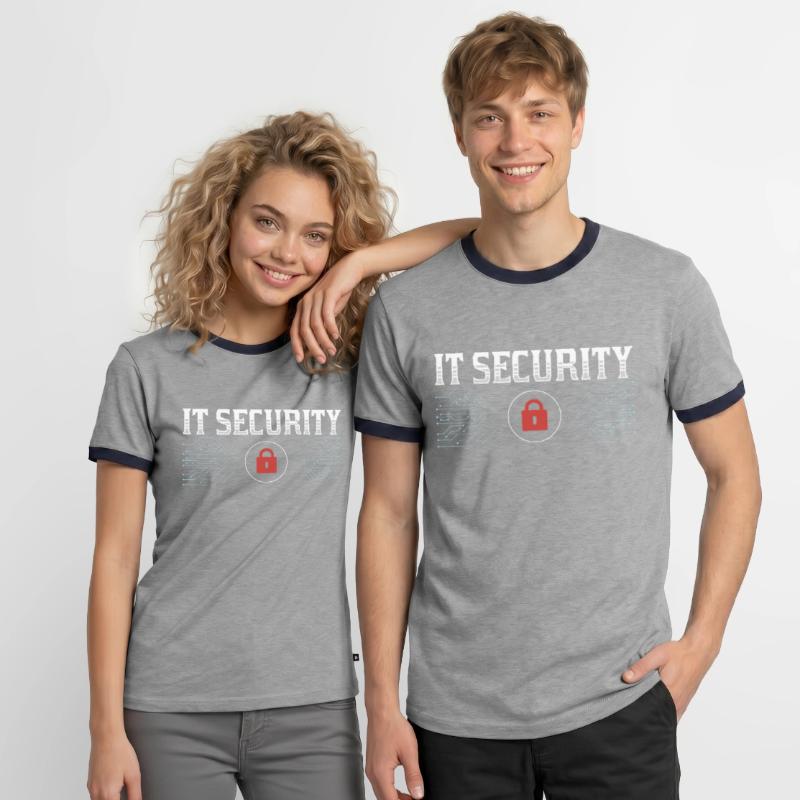 It Security Hack Cybersécurité Hacking Hacker T-shirt contrasté Homme