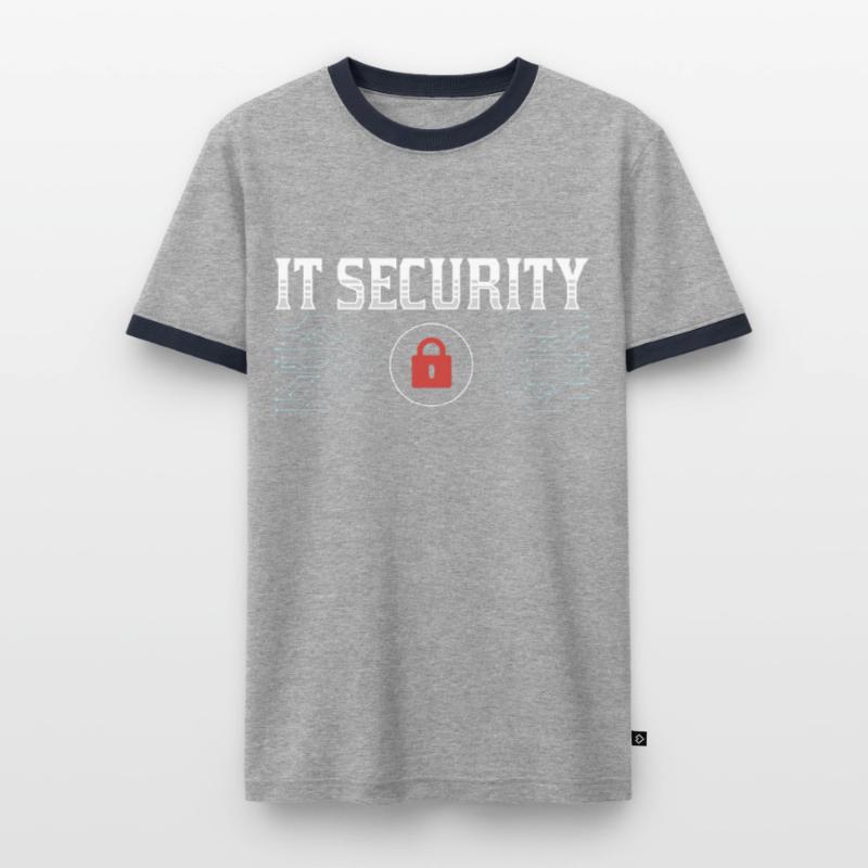 It Security Hack Cybersécurité Hacking Hacker T-shirt contrasté Homme