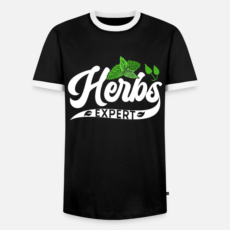 Herb expert herb herb herbs - Men's Ringer Shirt - black/white