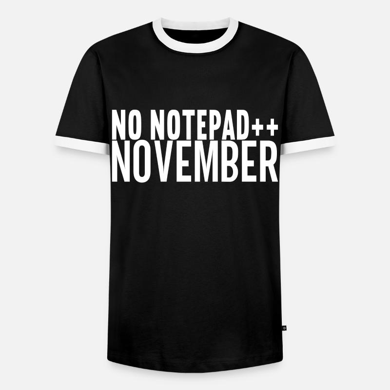 Programmeur Informaticien - T-shirt contrasté Homme - noir/blanc