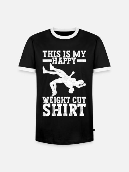Wrestling Ringen Ringer - Männer Kontrast-T-Shirt - Schwarz/Weiß
