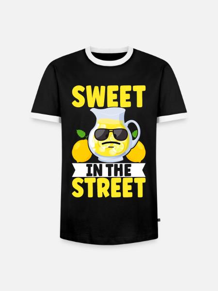 Limonade Limonadenstand - Männer Kontrast-T-Shirt - Schwarz/Weiß