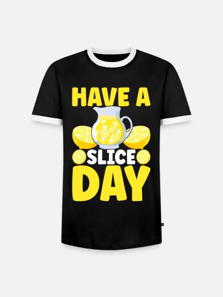 Limonade Limonadenstand - Männer Kontrast-T-Shirt - Schwarz/Weiß