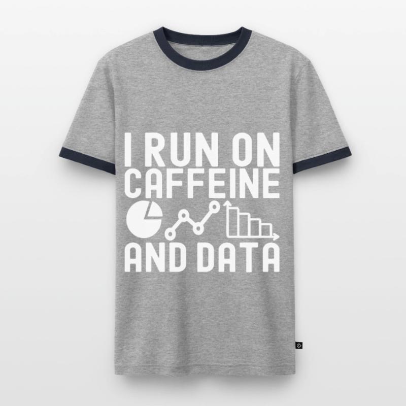 Data Science Data Analyst Men's Ringer Shirt