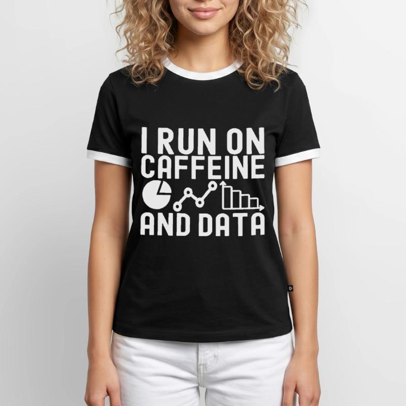 Data Science Datenanalyst Männer Kontrast-T-Shirt