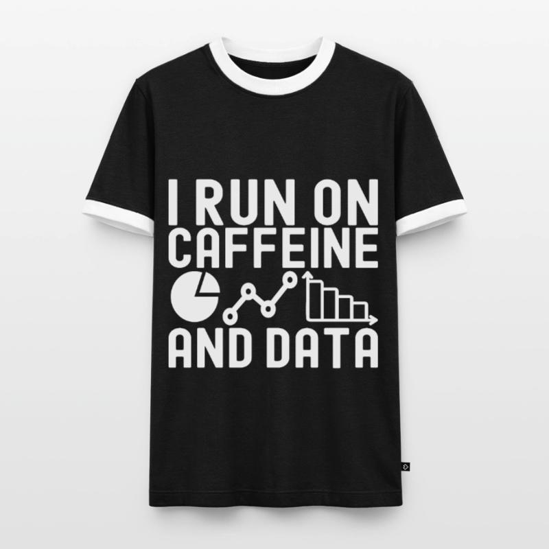 Data Science Datenanalyst Männer Kontrast-T-Shirt