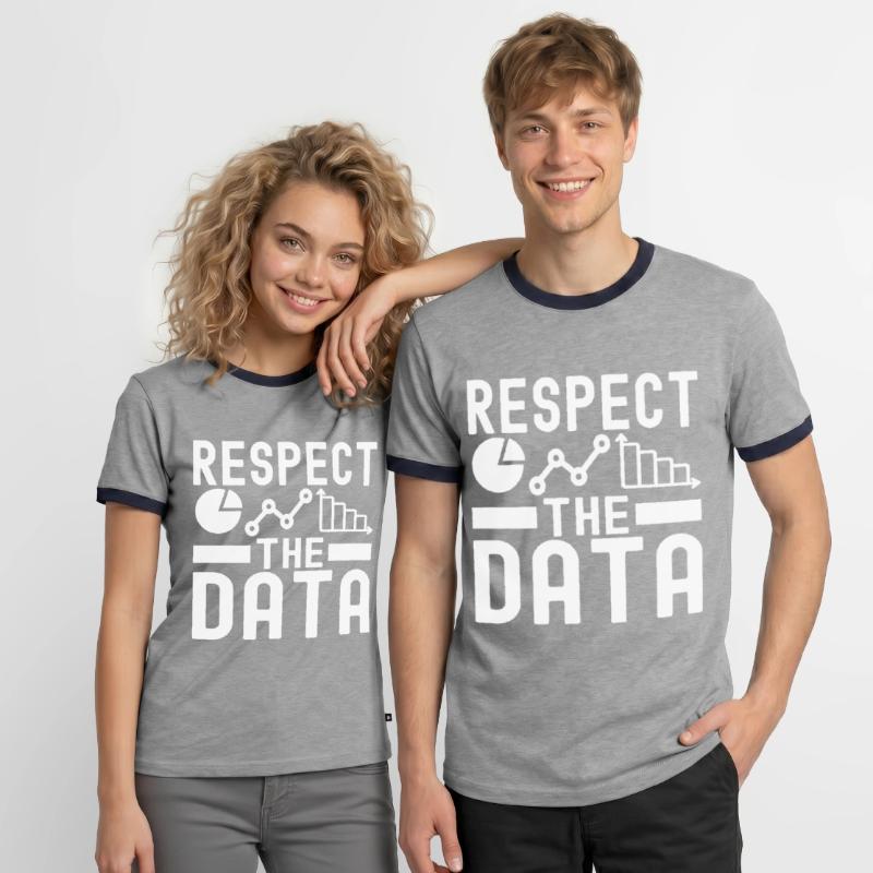 Data Science Datenanalyst Männer Kontrast-T-Shirt