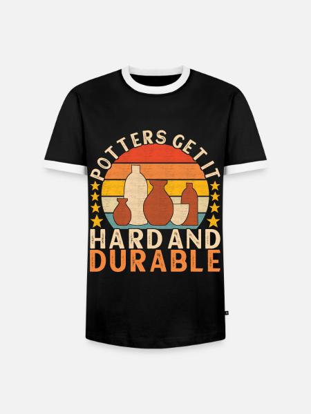 Töpfern Töpfer - Männer Kontrast-T-Shirt - Schwarz/Weiß