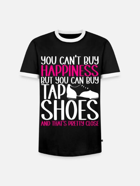 Tap Dance Tap Dancer - Men's Ringer Shirt - black/white