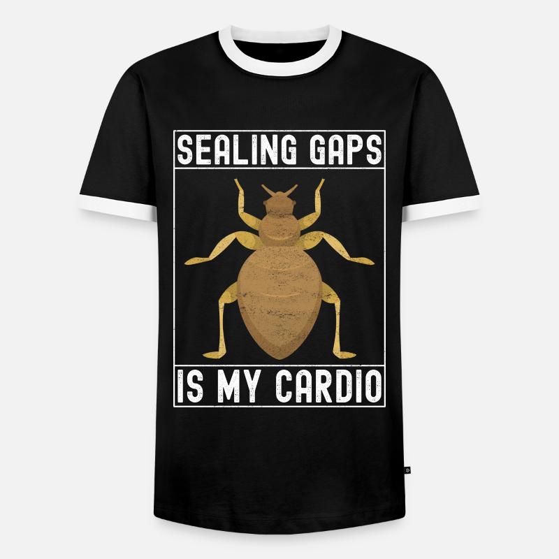 Schädlingsbekämpfung Kammerjäger - Männer Kontrast-T-Shirt - Schwarz/Weiß