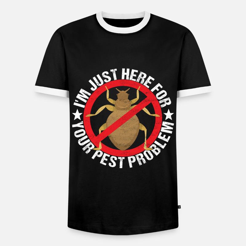 Schädlingsbekämpfung Kammerjäger - Männer Kontrast-T-Shirt - Schwarz/Weiß