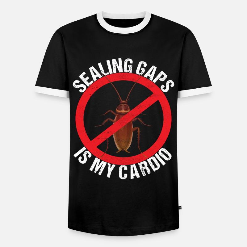 Schädlingsbekämpfung Kammerjäger - Männer Kontrast-T-Shirt - Schwarz/Weiß