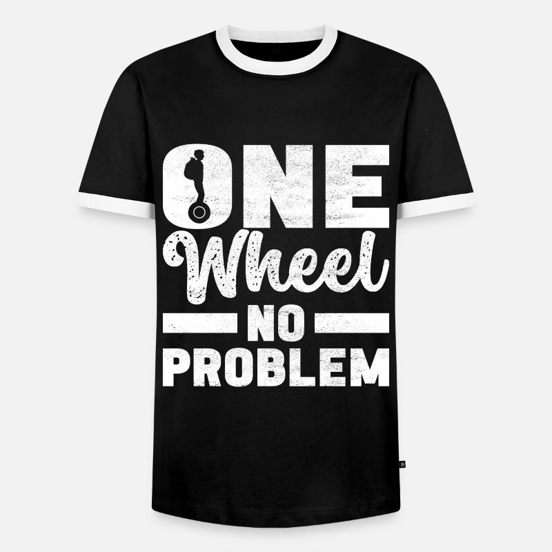 EUC Monowheel - Men's Ringer Shirt - black/white