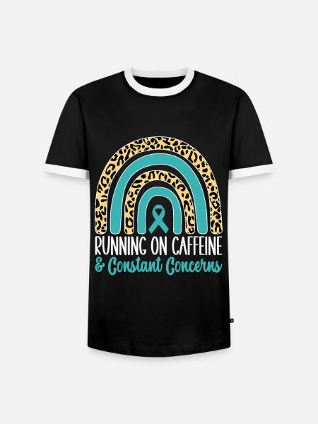 Angststörung Anxiety disorder - Männer Kontrast-T-Shirt - Schwarz/Weiß