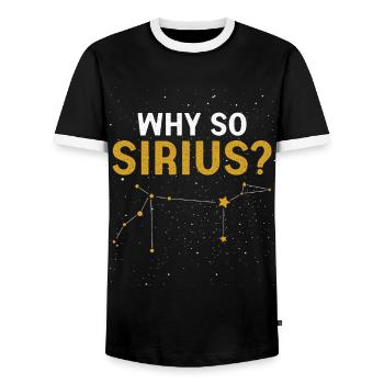 Astronomie - Männer Kontrast-T-Shirt - Schwarz/Weiß - Vorne - AI Model Female 172 light (172cm) & AI Model Male 178 light (178cm)