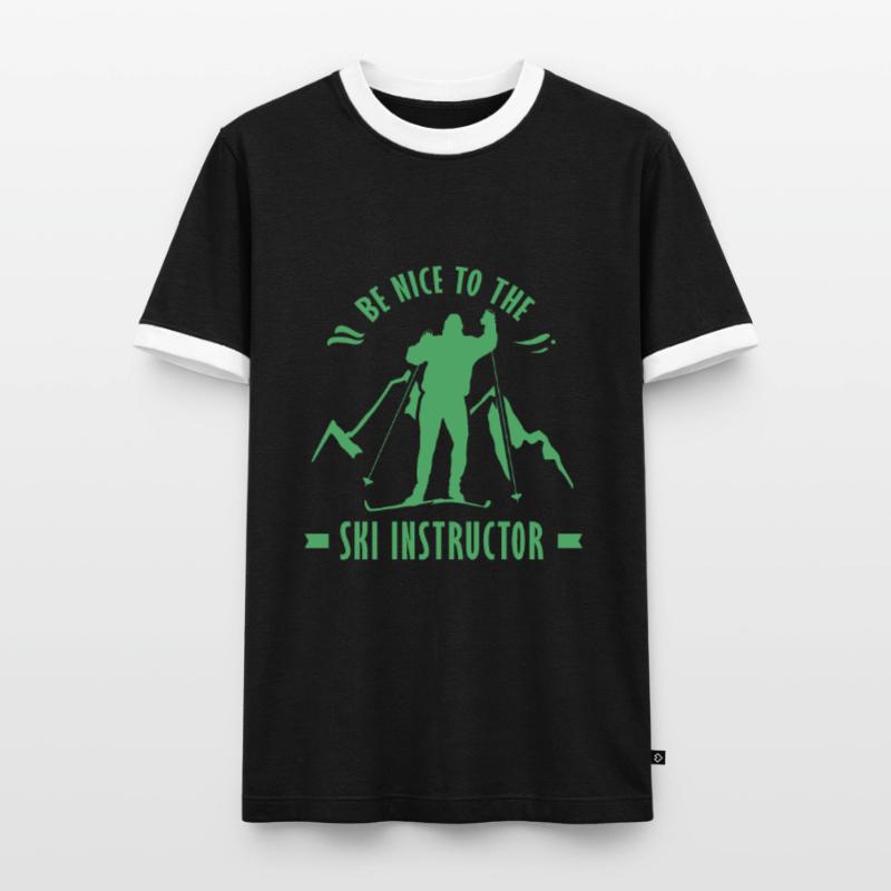 Ski instructor Ski instructor Ski instructor Ski instructor Men's Ringer Shirt