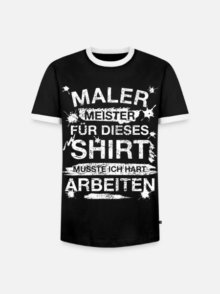 Maler Malermeister Handwerker Geschenk - Männer Kontrast-T-Shirt - Schwarz/Weiß