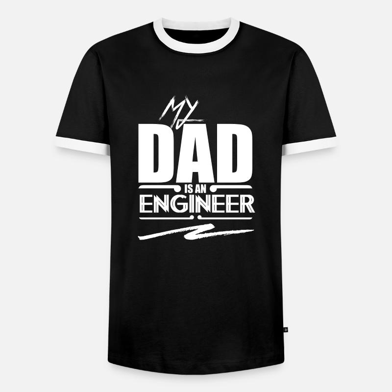 Engineering Studies Engineering Engineering University - Men's Ringer Shirt - black/white
