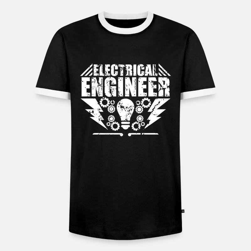 Engineer Engineer University Engineering Studies - Men's Ringer Shirt - black/white