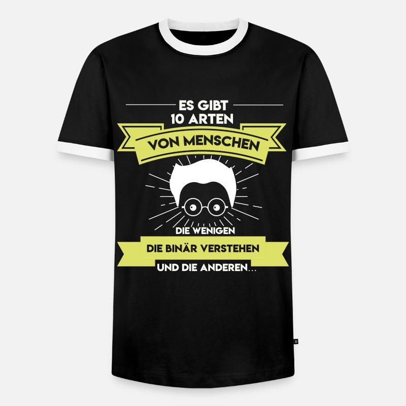 Informatiker - lustige Sprüche Geschenk - Männer Kontrast-T-Shirt - Schwarz/Weiß