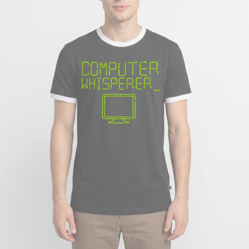 Computer science computer programmer computer scientist Men's Ringer Shirt