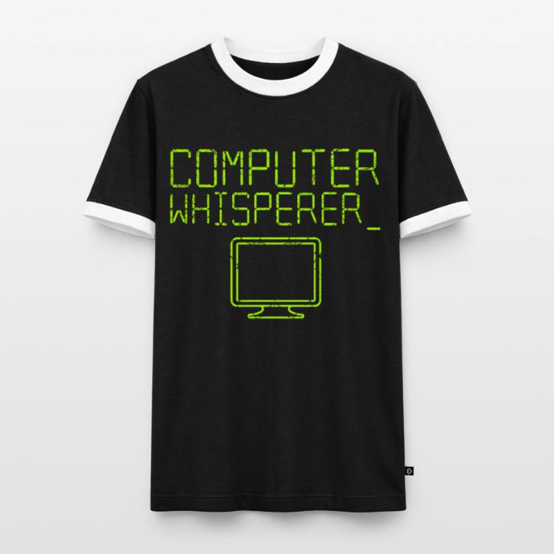 Computer science computer programmer computer scientist Men's Ringer Shirt