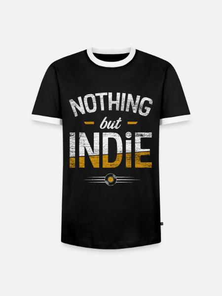 Indie Musik Rock - Männer Kontrast-T-Shirt - Schwarz/Weiß