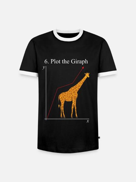 Matematik studerende matematik nørd lærer - Herre kontrast-T-shirt - sort/hvid